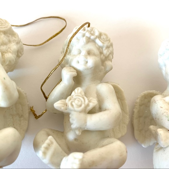 COPY - Vintage HJ&G White Ceramic Angel Ornaments - Picture 13 of 14